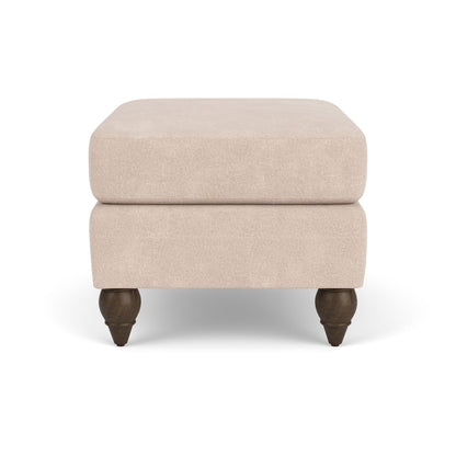 Moxy - Fabric Ottoman, Round Turned Legs