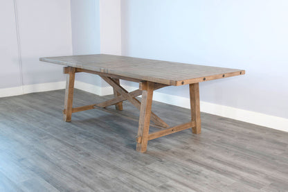 Vivian - Rectangular Dining Table With Extensions - Light Brown