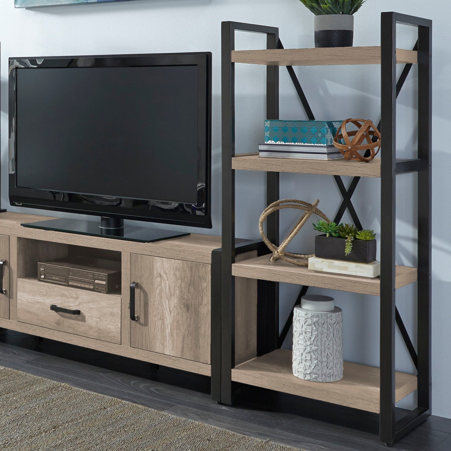 Sun Valley - Pier Unit With Faux Metal - Sandstone