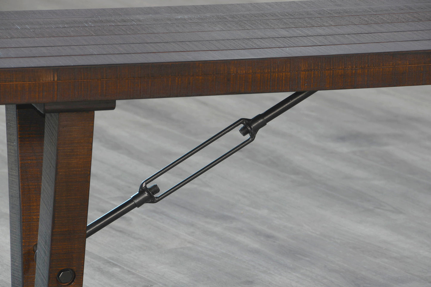 Homestead - Bench With Turnbuckles - Tobacco Leaf