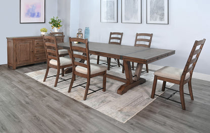 Doe Valley - Wood Dining Table With Extensions With Turnbuckle - Buckskin