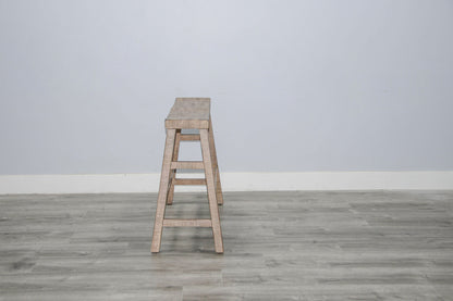 Marina - Bench With Wood Seat
