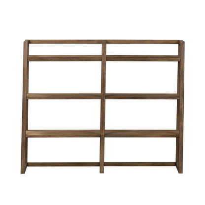 Stone Brook - Jr Executive Credenza Set - Rustic Saddle