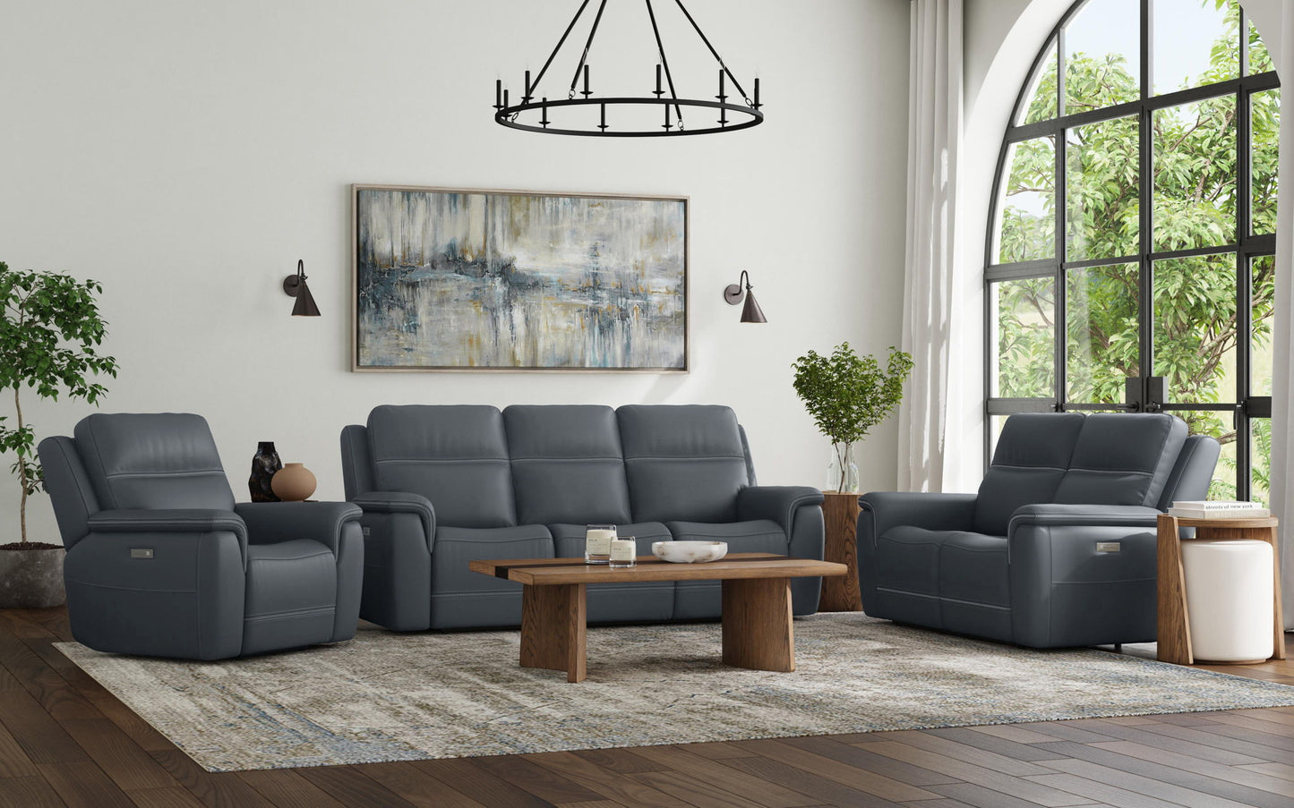 Sawyer - Power Reclining Loveseat With Power Headrests, Lumbar