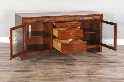 Santa Fe - 60" TV Console - Dark Chocolate