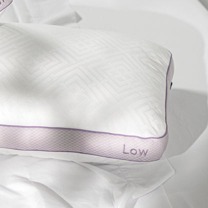 Bedgear High-Low Performance Pillow - Soft Support Pillow For Neutral Sleepers - Low Size