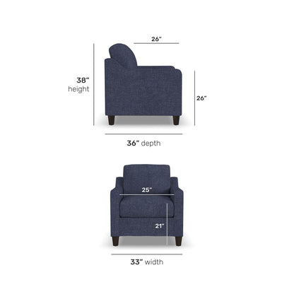Jay - Fabric Stationary Chair