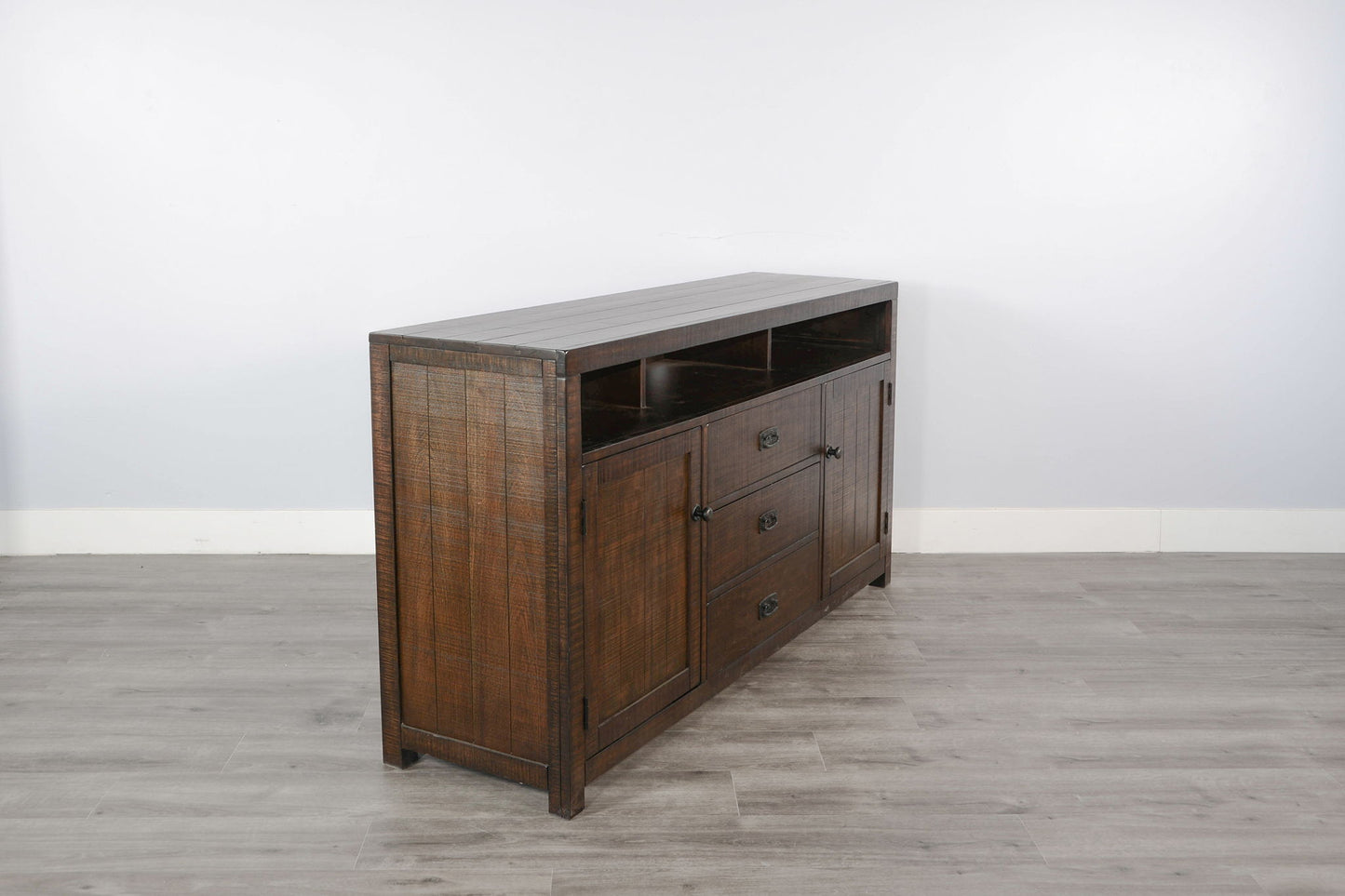 Homestead - Entertainment Wall (66,B,2Xp) - Tobacco Leaf
