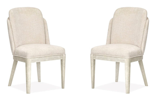 Lorelei - Upholstered Host Chair (Set of 2) - Misty Cloud