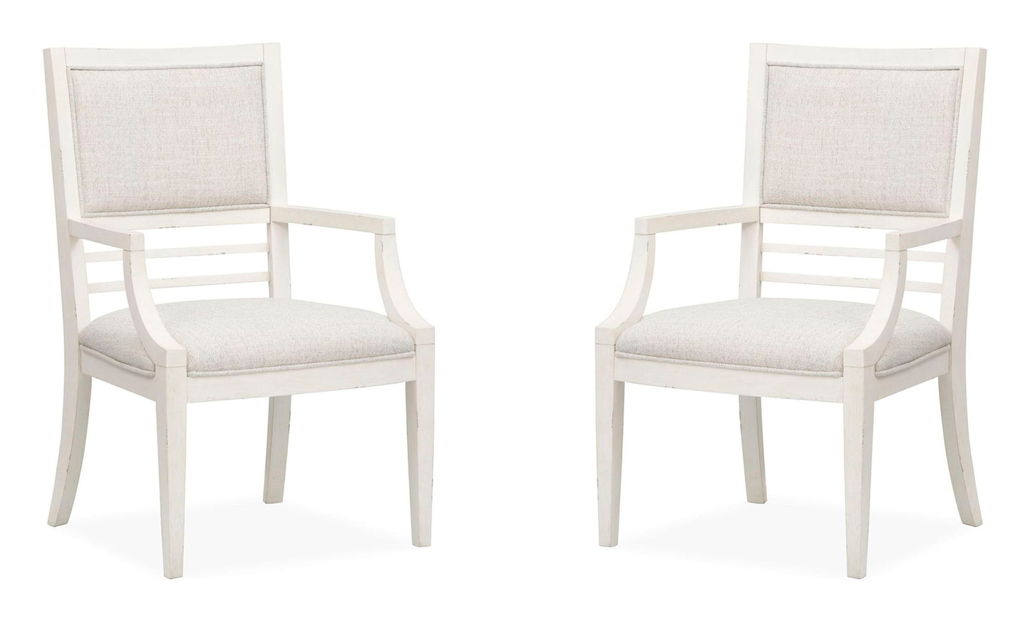 Echo Isles - Upholstered Arm Chair (Set of 2) - Sea Pearl And Driftwood