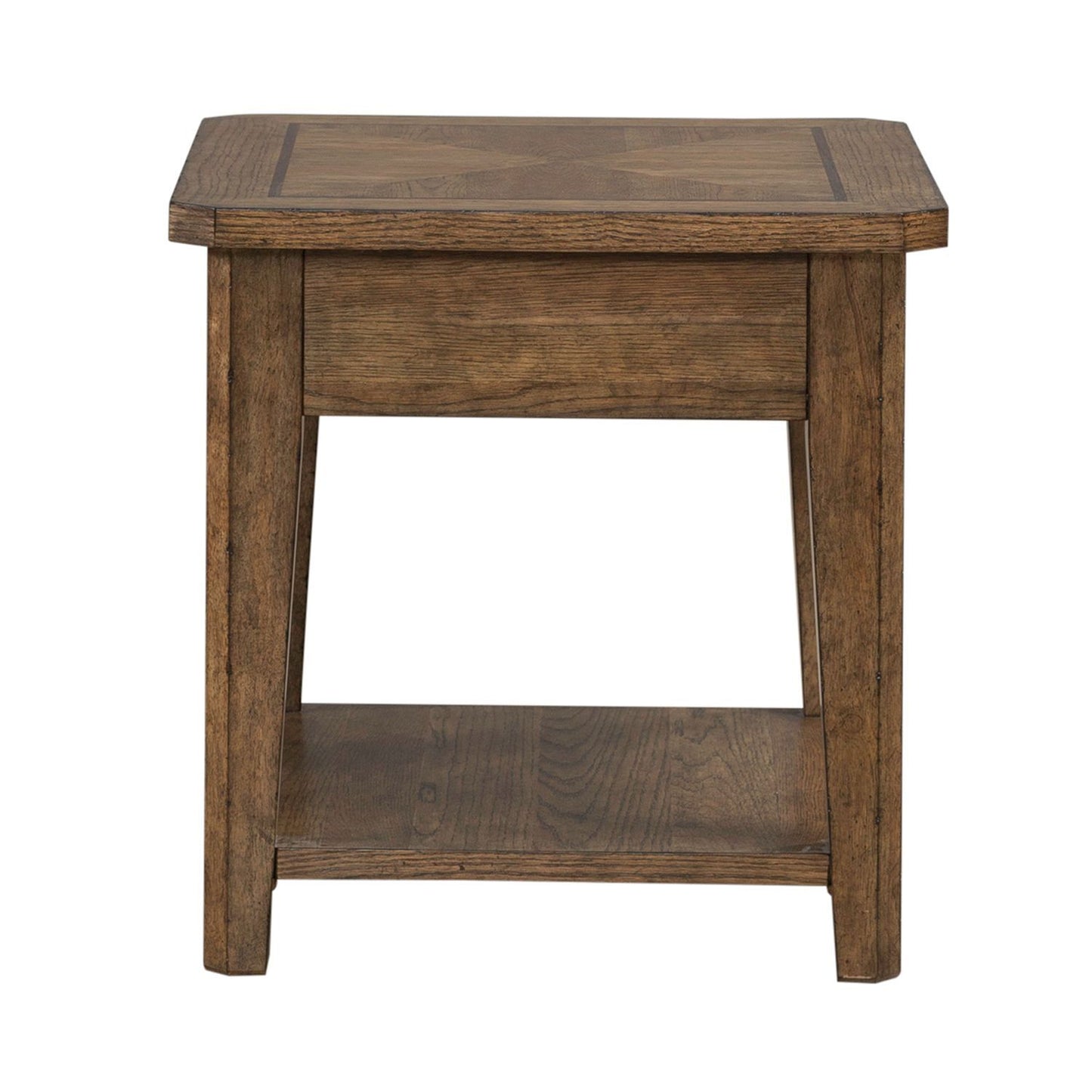 Carolina Park - End Table - Amber Brown