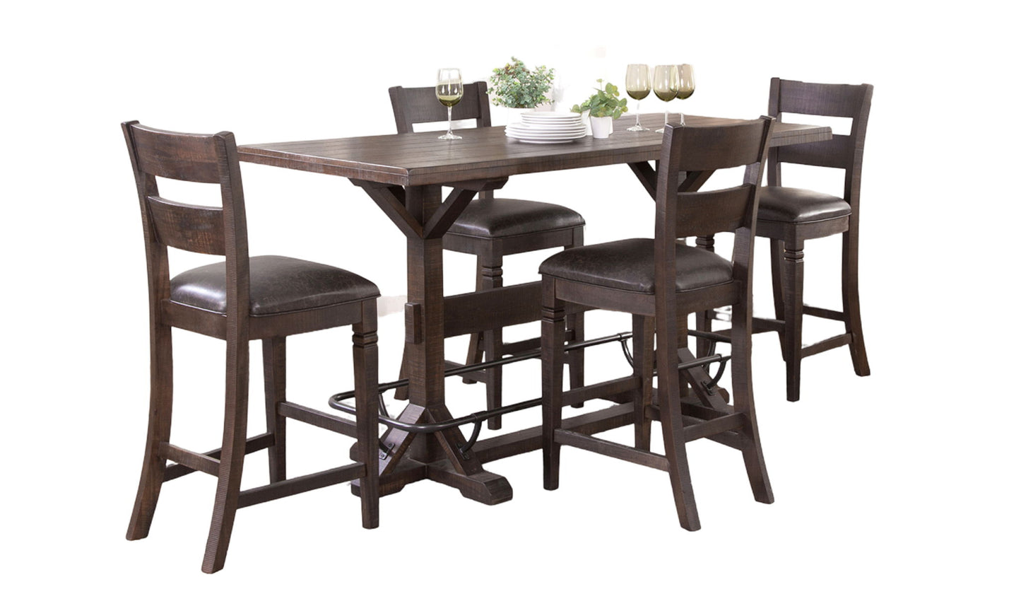 Homestead - Rectangular Pub Table - Tobacco Leaf
