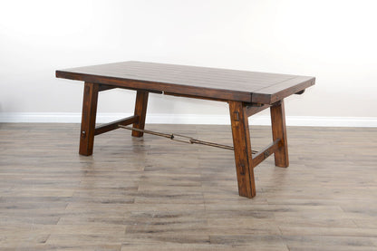 Tuscany - Dining Table With Extensions With Turnbuckle - Vintage Mocha