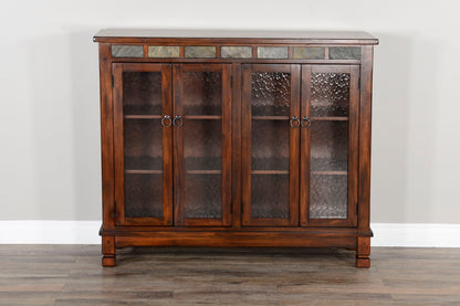 Santa Fe - Traditional Wood Bookcase - Dark Chocolate