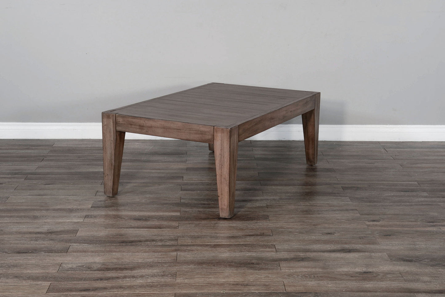 Doe Valley - Mahogany Wood Coffee Table - Taupe Brown