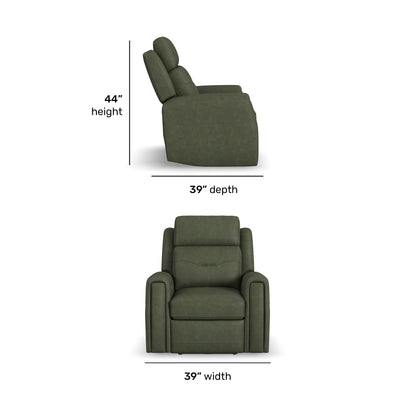 Felix - Power Recliner With Power Headrest, Lumbar, Heat & Massage