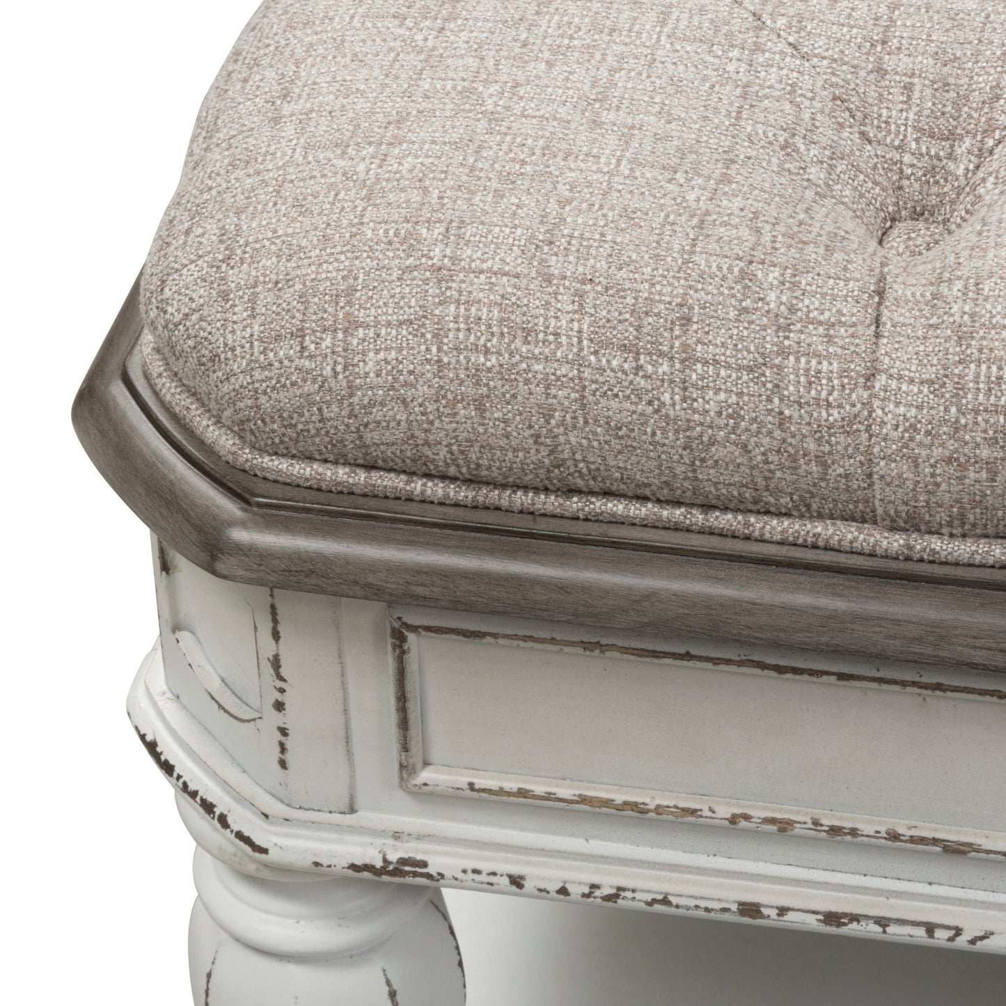 Magnolia Manor - Bed Bench - Antique White