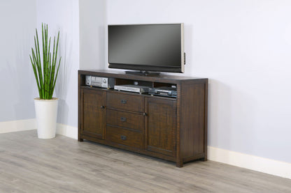 Homestead - Entertainment Wall (66,B,2Xp) - Tobacco Leaf