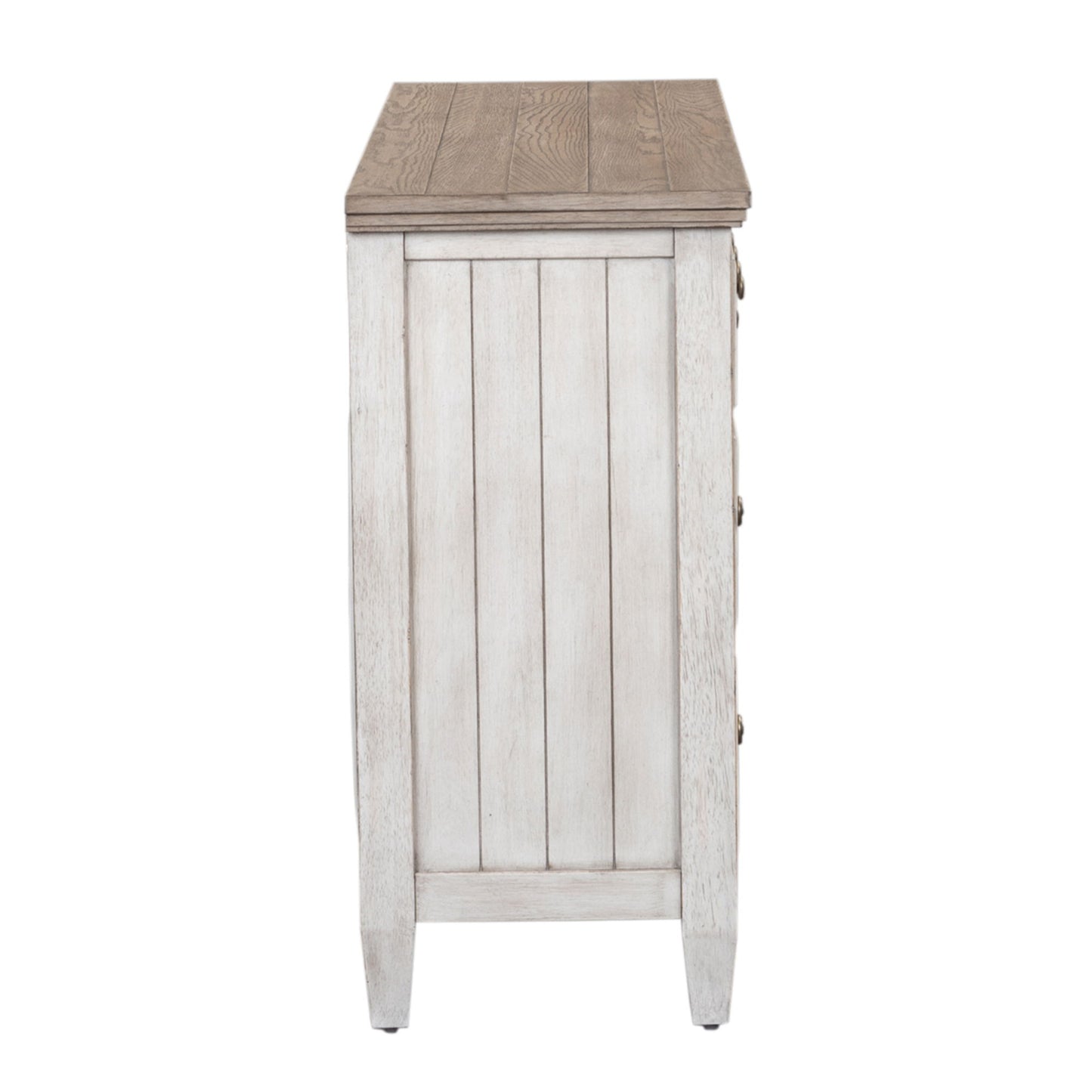 Heartland - 9 Drawer Dresser - Antique White / Tobacco Tops