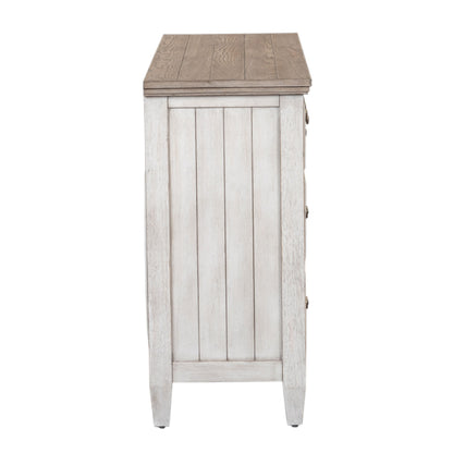 Heartland - 9 Drawer Dresser - Antique White / Tobacco Tops
