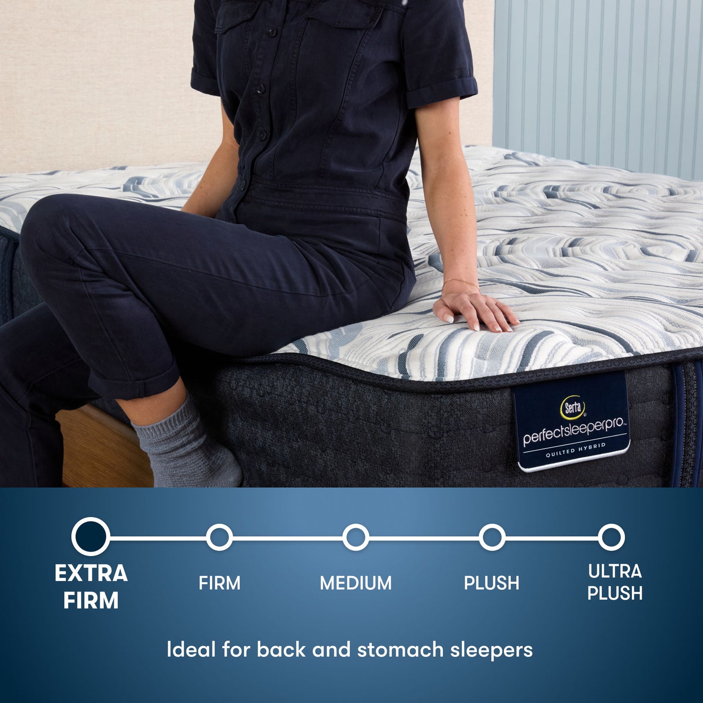 Perfect Sleeper Pro - 12.5" Hampton Latex Hybrid Extra Firm Mattress