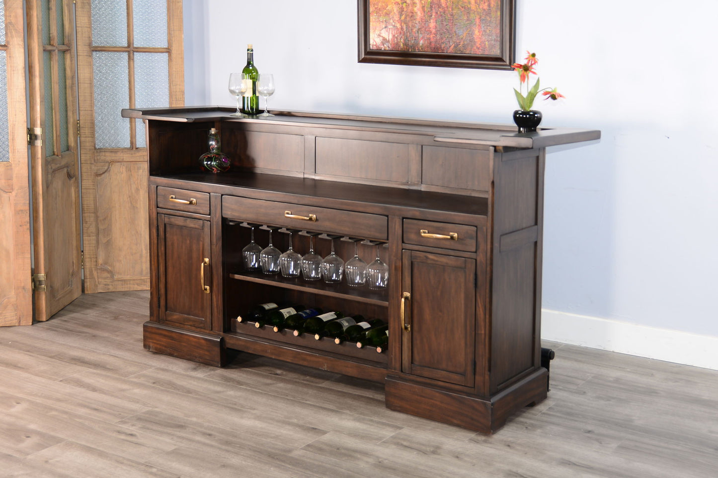Wood Home Bar - Coffee Bean