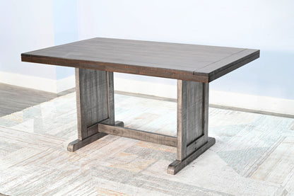 Homestead Hills - Rectangular Wood Dining Table - Tobacco Leaf / Alpine Gray