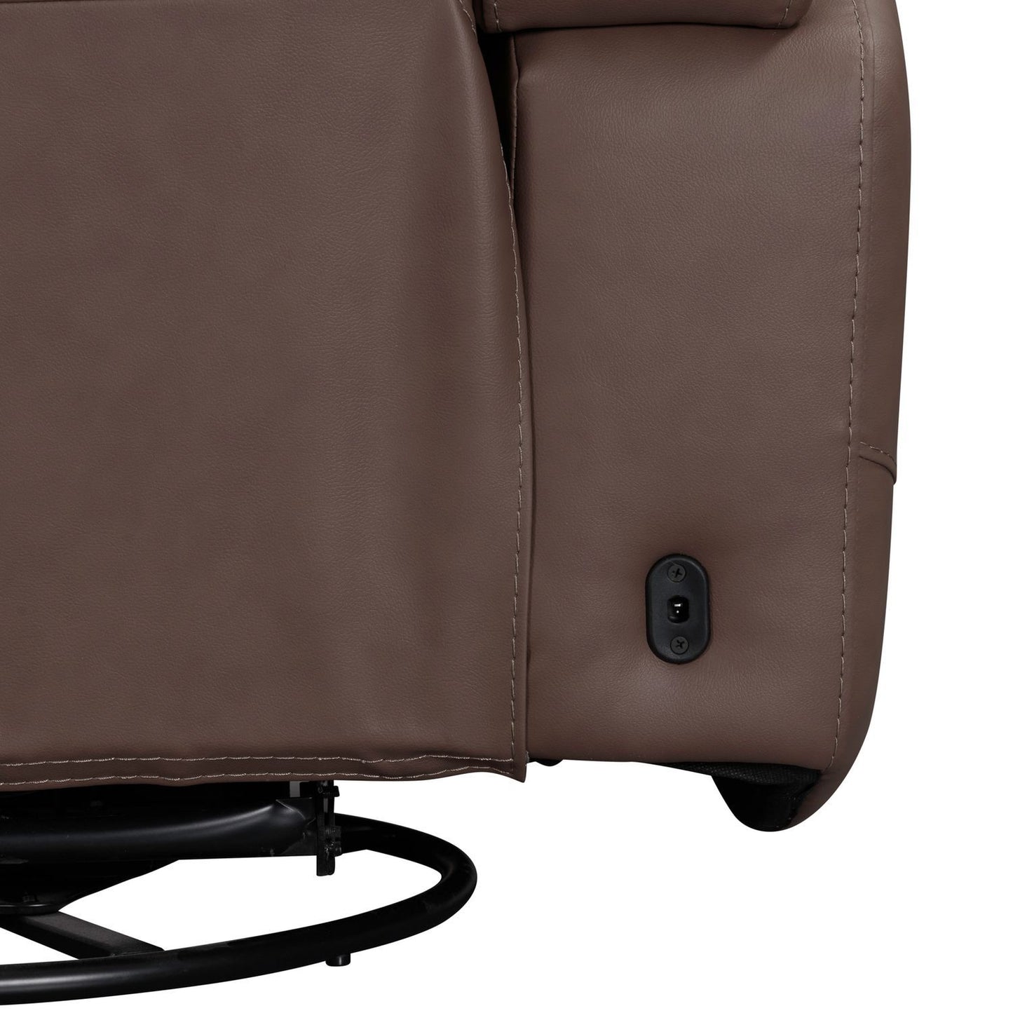 Beckham - Swivel Glider Recliner P2 - Aline Saddle