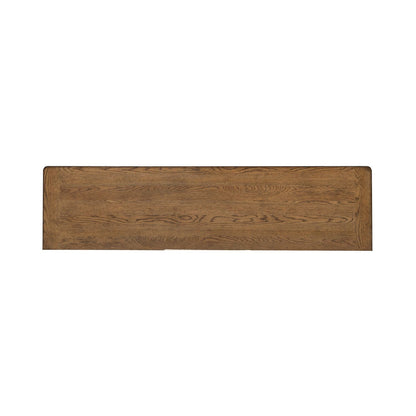Carolina Park - 78" TV Console - Amber Brown