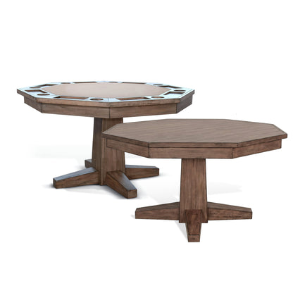 Doe Valley - Reversible Game And Dining Poker Table - Buckskin