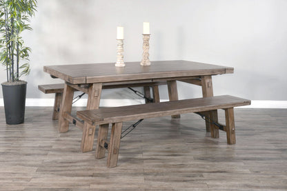 Doe Valley - Wood Dining Table With Extensions With Turnbuckle - Buckskin