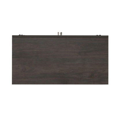 Modern Edge - Bedside Chest With Charging Station - Caffe