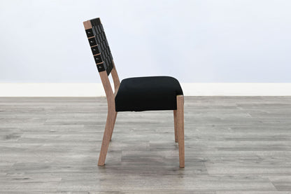 Modern - Woven Back Dining Chair (Set of 2) - Desert Plain