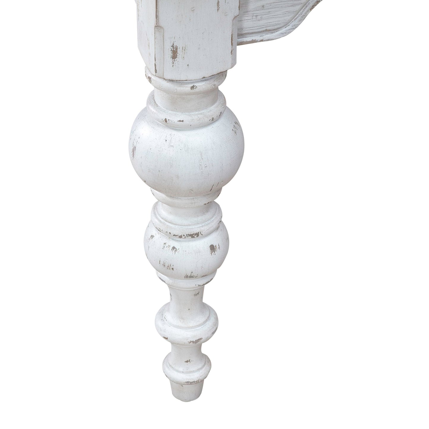 River Place - Rectangular Leg Table - Riverstone White & Tobacco