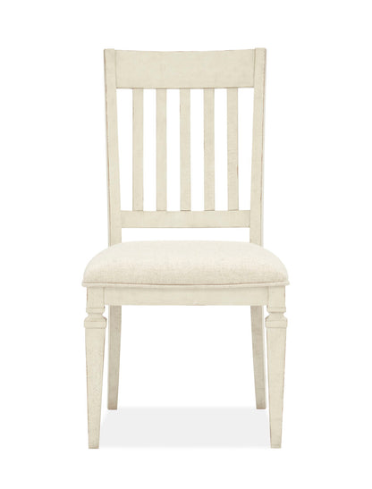 Newport - Dining Side Chair With Upholstered Seat (Set of 2) - Alabaster