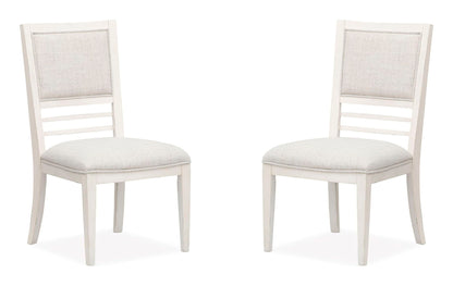 Echo Isles - Upholstered Side Chair (Set of 2) - Sea Pearl And Driftwood