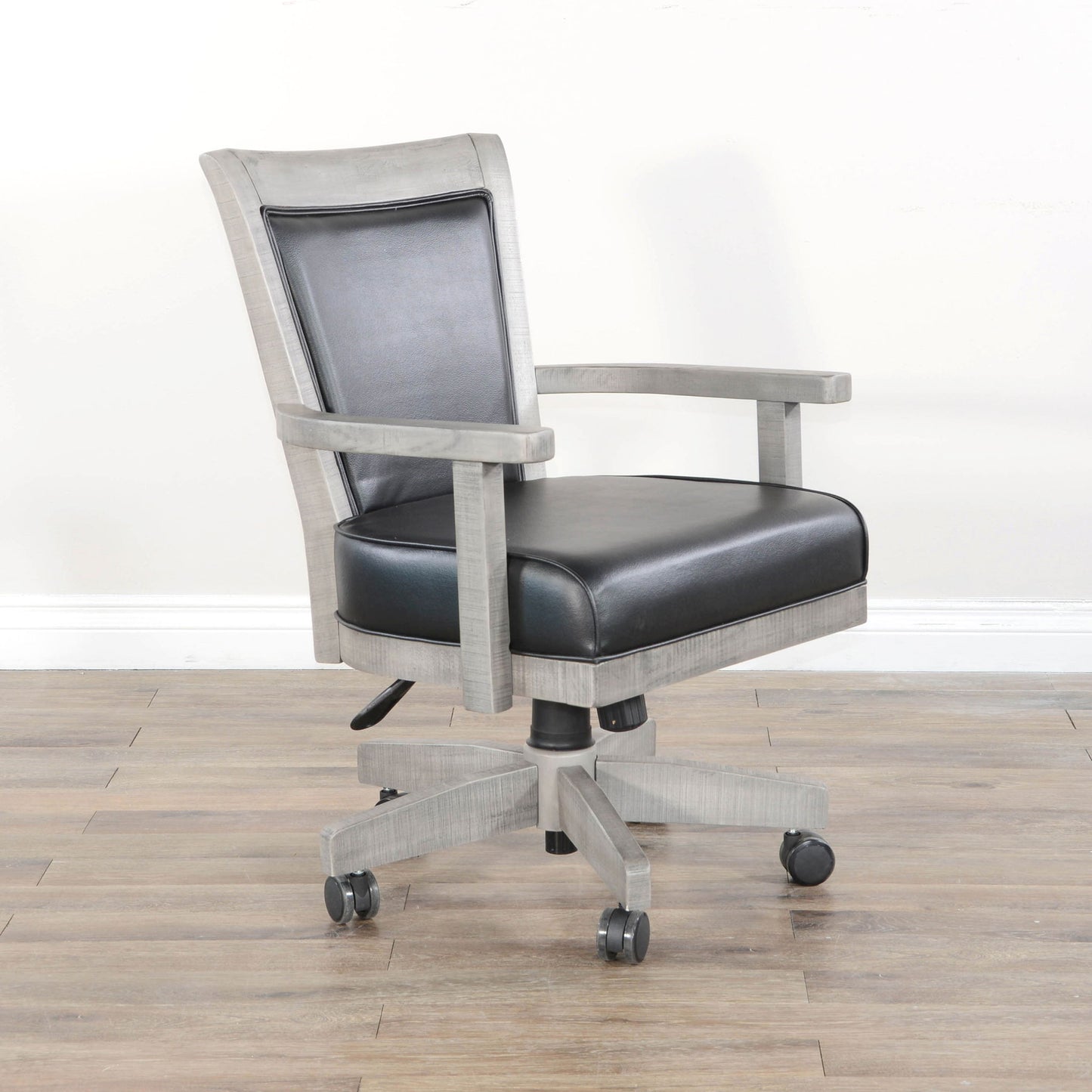 Alpine - Game Chair With Casters, Cushion Seat & Back - Gray