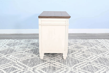 Pasadena - Lateral File Cabinet - Buckskin / Marble White