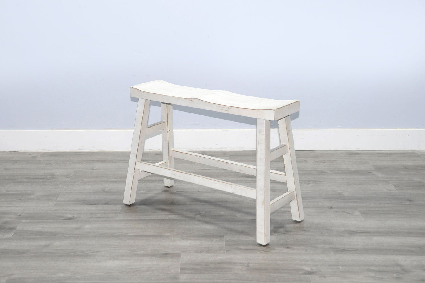 Marina - Bench With Wood Seat