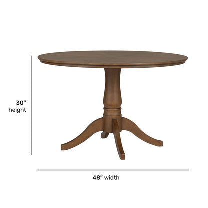 Azalea - Round Dining Table - Walnut