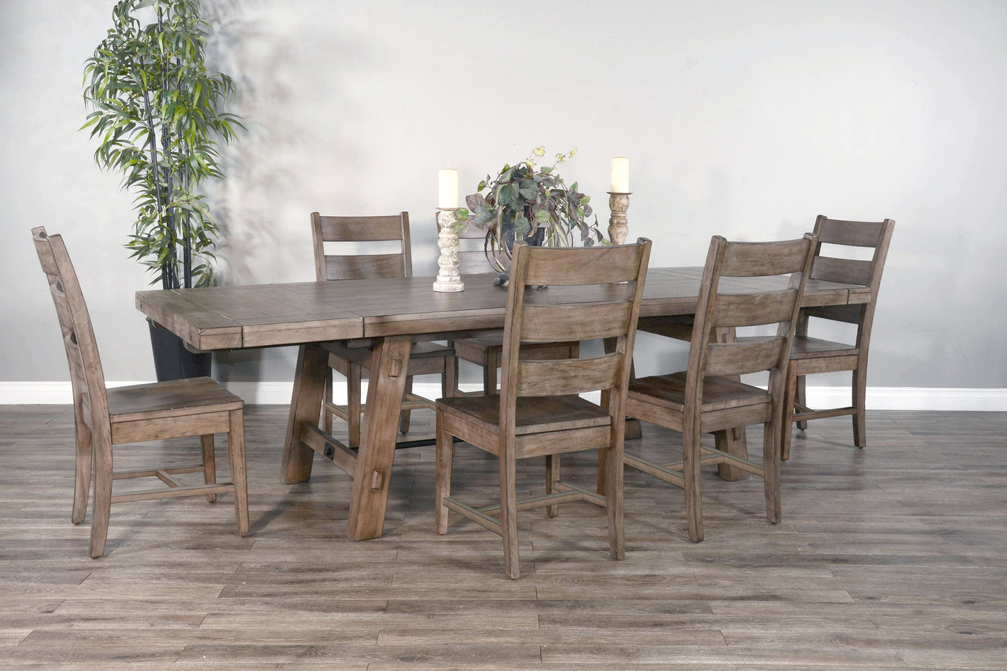 Doe Valley - Wood Dining Table With Extensions With Turnbuckle - Buckskin