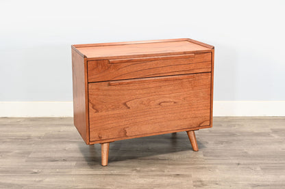 American Modern - Lateral File Cabinet - Cinnamon