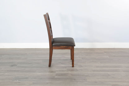 Tuscany - Ladderback Chair, New-Cushion Seat (Set of 2) - Vintage Mocha