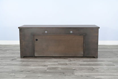 Homestead Hills - Media Console - Tobacco Leaf / Gray