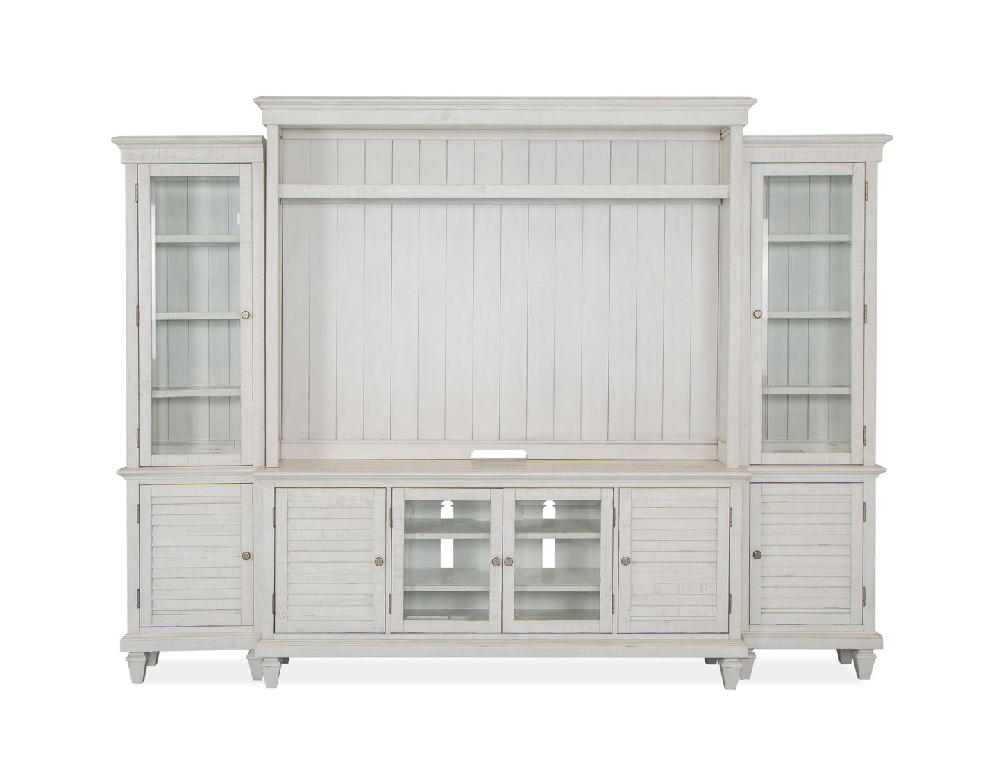 Newport - Wood Hutch - Alabaster