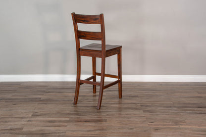 Tuscany - 40" Ladderback Chair With Wood Seat (Set of 2) - Vintage Mocha