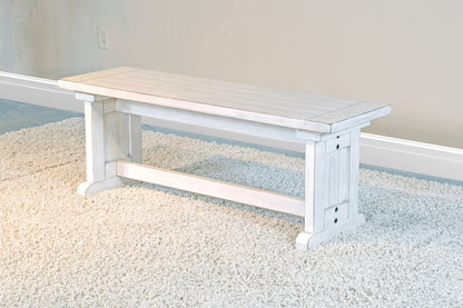 Bayside - Wood Breakfast Nook Dining Set - Marble White