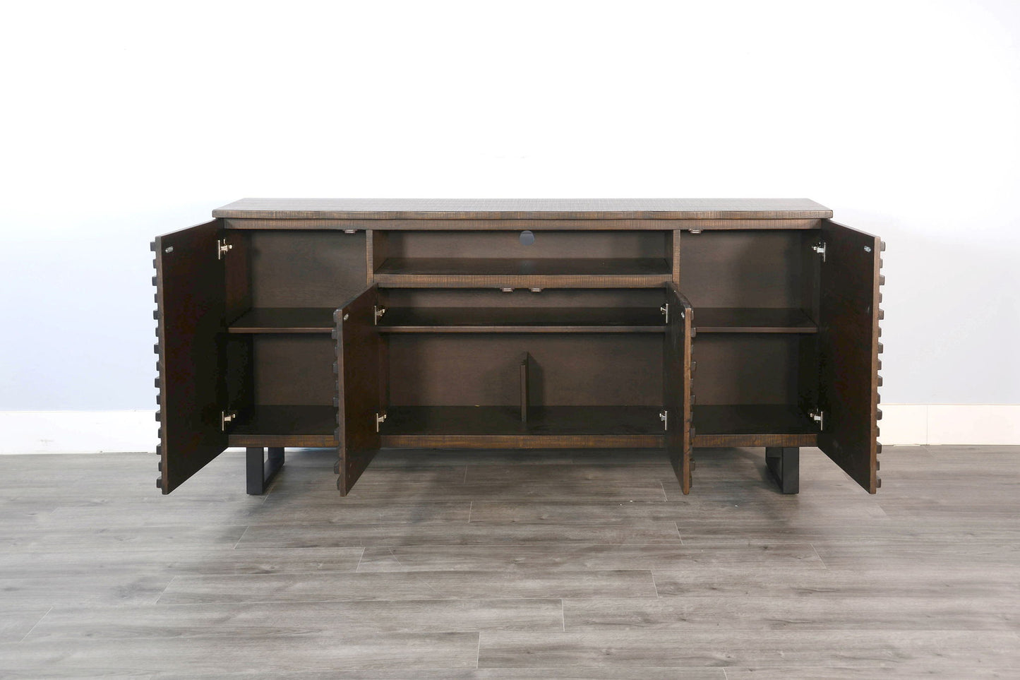 Homestead - Sled 72" Media Console - Tobacco Leaf