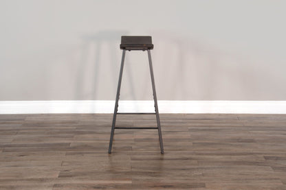 Homestead - Saddle Seat Metal Barstool (Set of 2) - Tobacco Leaf