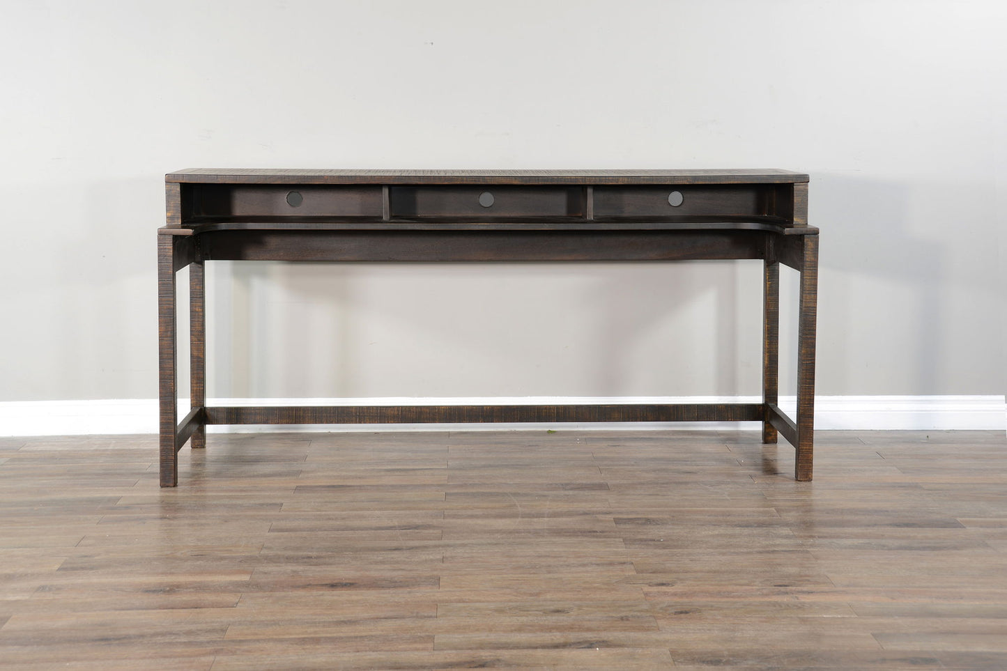 Homestead - Console Table With USB Power Pack - Tobacco Leaf